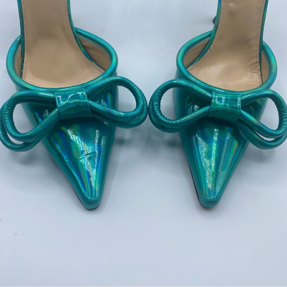 Mach & Mach - Bow Ankle Strappy Heel - Authentic - New w/o Box - Picture 10 of 14